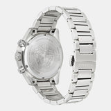 Buy Shop Versace Greca Dome Chronograph Blue Dial Silver Steel Strap Watch for Men - VE6K00323 USA Online