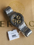 Buy Shop Versace Greca Icon Quartz Black Dial Black Steel Strap Watch For Men - VEZ900521 USA Online