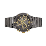Buy Shop Versace Greca Icon Quartz Black Dial Black Steel Strap Watch For Men - VEZ900521 USA Online