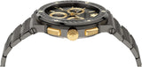 Buy Shop Versace Greca Icon Quartz Black Dial Black Steel Strap Watch For Men - VEZ900521 USA Online