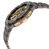 Buy Shop Versace Greca Icon Quartz Black Dial Black Steel Strap Watch For Men - VEZ900521 USA Online