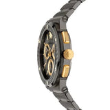 Buy Shop Versace Greca Icon Quartz Black Dial Black Steel Strap Watch For Men - VEZ900521 USA Online