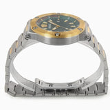 Buy Shop Versace Greca Logo Diver Quartz Green Dial Two Tone Steel Strap Watch for Men - VE8G00524 USA Online