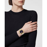 Buy Shop Versace Greca Logo Moonphase Black Dial Two Tone Steel Strap Watch for Men - VE7G00223 USA Online