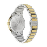 Buy Shop Versace Greca Logo Moonphase Black Dial Two Tone Steel Strap Watch for Men - VE7G00223 USA Online