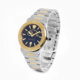 Buy Shop Versace Greca Logo Moonphase Black Dial Two Tone Steel Strap Watch for Men - VE7G00223 USA Online