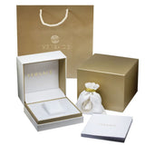 Buy Shop Versace Greca Logo Moonphase Mother of Pearl Dial Two Tone Steel Strap Watch for Women - VE7G00524 USA Online