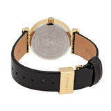 Buy Shop Versace Greca Meander Black Dial Black Leather Strap Watch for Women - VELW00420 USA Online