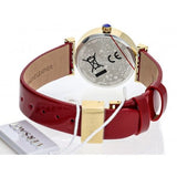 Buy Shop Versace Greca Meander Red Dial Red Leather Strap Watch for Women - VELW00320 USA Online