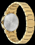 Buy Shop Versace Greca Moonphase Quartz Black Dial Gold Steel Strap Watch for Men - VE7G00323 USA Online