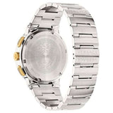 Buy Shop Versace Greca Quartz Blue Dial Silver Steel Strap Watch For Men - VEZ900221 USA Online