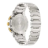 Buy Shop Versace Greca Quartz Blue Dial Silver Steel Strap Watch For Men - VEZ900221 USA Online