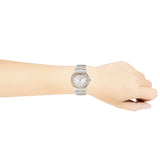 Buy Shop Versace Greca Quartz White Dial Two Tone Steel Strap Watch For Women - VEVH01020 USA Online