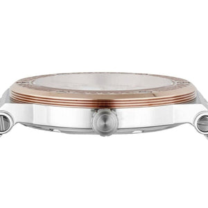 Buy Shop Versace Greca Quartz White Dial Two Tone Steel Strap Watch For Women - VEVH01020 USA Online