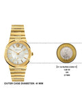 Buy Shop Versace Greca Silver Dial Gold Steel Strap Watch for Men - VEVI00520 USA Online