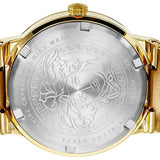 Buy Shop Versace Greca Silver Dial Gold Steel Strap Watch for Men - VEVI00520 USA Online