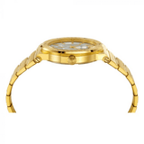Buy Shop Versace Greca Silver Dial Gold Steel Strap Watch for Men - VEVI00520 USA Online