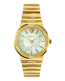 Buy Shop Versace Greca Silver Dial Gold Steel Strap Watch for Men - VEVI00520 USA Online