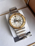 Buy Shop Versace Greca Silver Dial Two Tone Steel Strap Watch for Men - VEVI00320 USA Online
