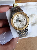 Buy Shop Versace Greca Silver Dial Two Tone Steel Strap Watch for Men - VEVI00320 USA Online