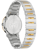 Buy Shop Versace Greca Silver Dial Two Tone Steel Strap Watch for Men - VEVI00320 USA Online
