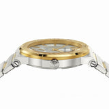 Buy Shop Versace Greca Silver Dial Two Tone Steel Strap Watch for Men - VEVI00320 USA Online
