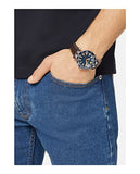 Buy Shop Versace Greca Sport Analog Blue Dial Brown Leather Strap Watch For Men - VEZ300121 USA Online
