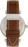 Buy Shop Versace Greca Sport Analog Blue Dial Brown Leather Strap Watch For Men - VEZ300121 USA Online