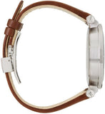 Buy Shop Versace Greca Sport Analog Blue Dial Brown Leather Strap Watch For Men - VEZ300121 USA Online