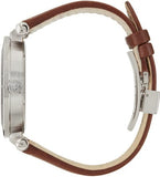 Buy Shop Versace Greca Sport Analog Blue Dial Brown Leather Strap Watch For Men - VEZ300121 USA Online