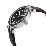 Buy Shop Versace Greca Sport Quartz Black Dial Black Leather Strap Watch For Men - VEZ300221 USA Online