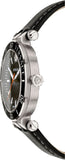 Buy Shop Versace Greca Sport Quartz Black Dial Black Leather Strap Watch For Men - VEZ300221 USA Online