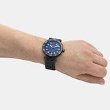 Buy Shop Versace Greca Sport Quartz Black Dial Black Steel Strap Watch For Men - VEZ300621 USA Online