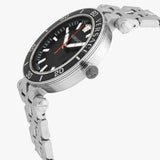 Buy Shop Versace Greca Sport Quartz Black Dial Silver Steel Strap Watch For Men - VEZ300321 USA Online