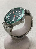 Buy Shop Versace Greca Sport Quartz Green Dial Silver Steel Strap Watch For Men - VEZ300421 USA Online