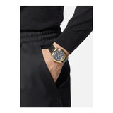 Buy Shop Versace Greca Time Quartz Black Dial Brown Leather Strap Watch For Men - VE3K00222 USA Online