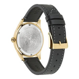 Buy Shop Versace Greca Time Quartz Black Dial Brown Leather Strap Watch For Men - VE3K00222 USA Online