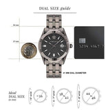 Buy Shop Versace Greca Time Quartz Black Dial Grey Steel Strap Watch for Men - VE3K00622 USA Online