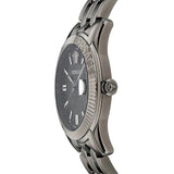 Buy Shop Versace Greca Time Quartz Black Dial Grey Steel Strap Watch for Men - VE3K00622 USA Online