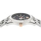 Buy Shop Versace Greca Time Quartz Black Dial Silver Steel Strap Watch For Men - VE3K00322 USA Online