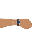 Buy Shop Versace Greca Time Quartz Blue Dial Brown Leather Strap Watch For Men - VE3K00122 USA Online