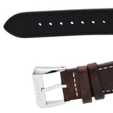Buy Shop Versace Greca Time Quartz Blue Dial Brown Leather Strap Watch For Men - VE3K00122 USA Online