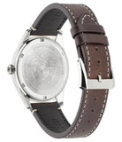 Buy Shop Versace Greca Time Quartz Blue Dial Brown Leather Strap Watch For Men - VE3K00122 USA Online