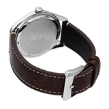 Buy Shop Versace Greca Time Quartz Blue Dial Brown Leather Strap Watch For Men - VE3K00122 USA Online