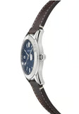 Buy Shop Versace Greca Time Quartz Blue Dial Brown Leather Strap Watch For Men - VE3K00122 USA Online
