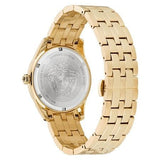 Buy Shop Versace Greca Time Quartz Gold Dial Gold Steel Strap Watch For Men - VE3K00522 USA Online