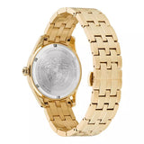 Buy Shop Versace Greca Time Quartz Gold Dial Gold Steel Strap Watch For Men - VE3K00522 USA Online