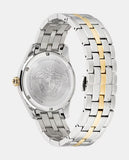 Buy Shop Versace Greca Time Quartz Green Dial Two Tone Steel Strap Watch For Men - VE3K00422 USA Online