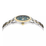 Buy Shop Versace Greca Time Quartz Green Dial Two Tone Steel Strap Watch For Men - VE3K00422 USA Online