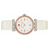 Buy Shop Versace Greca White Dial White Leather Strap Watch for Women - VELW00120 USA Online